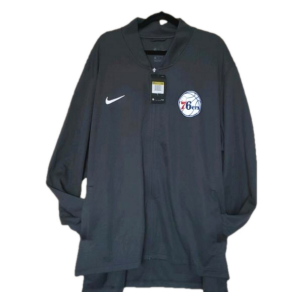 Nike 76ers dri fit  Full Zip up warm up jacket - Picture 2 of 10